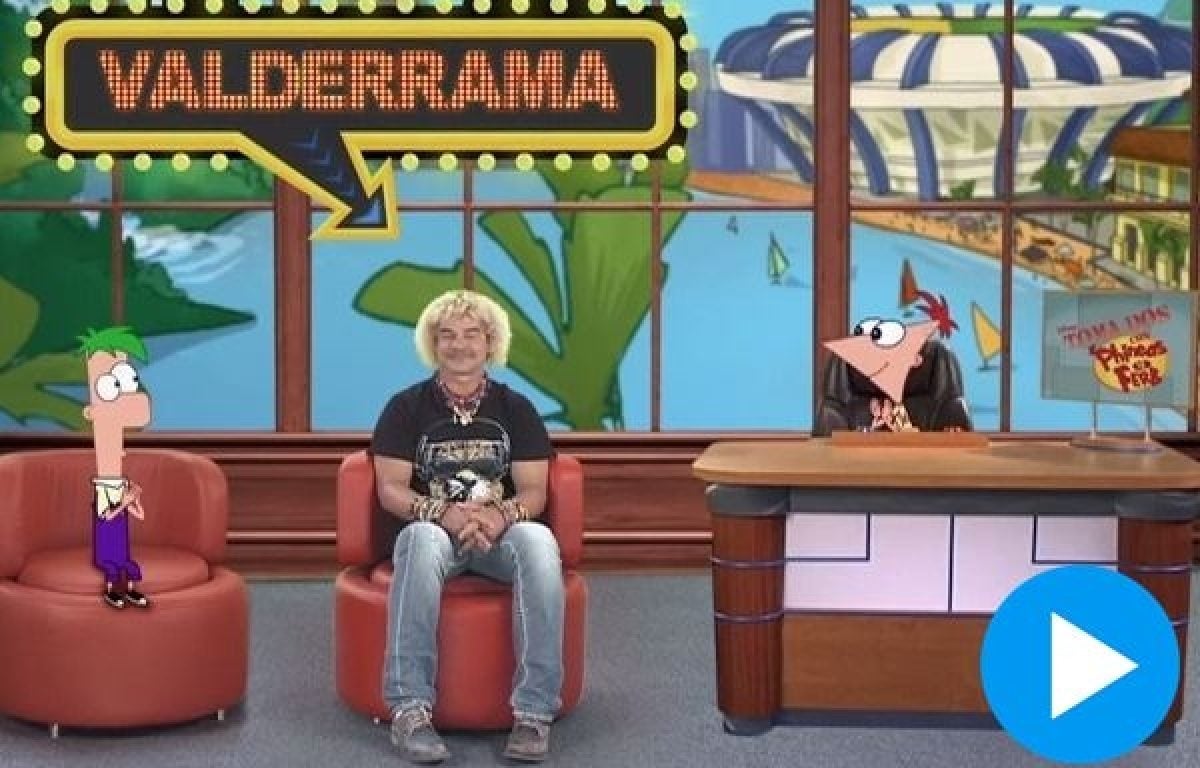 Valderrama es entrevistado por caricaturas (Video) | Candela