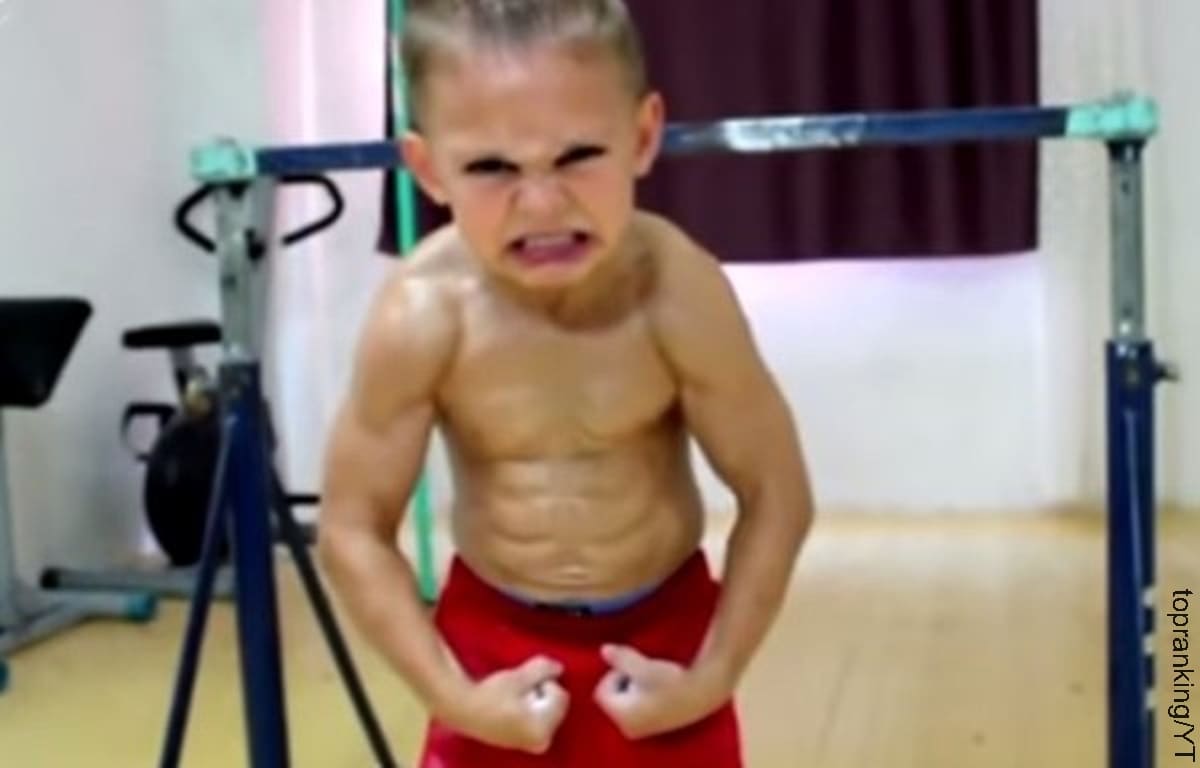 Los 6 niños más fuertes del mundo (video)