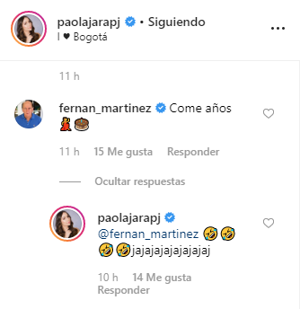 Fernán Martínez sugiere que Paola Jara aparenta menor edad a la que tiene
