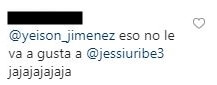 comentario a Yeison Jiménez de Jessi Uribe