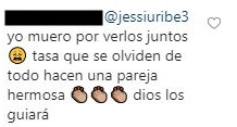 comentario en el mensaje de Jessi Uribe a Paola Jara