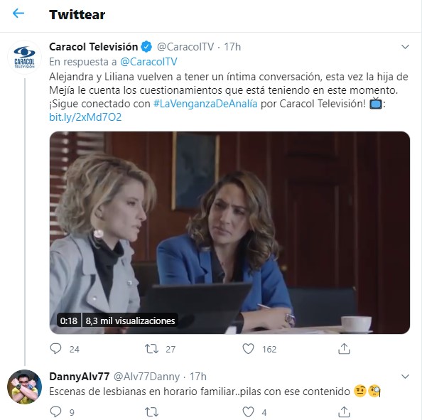 pantallazo de twitter