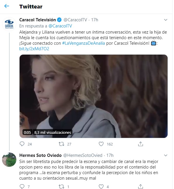 pantallazo de twitter