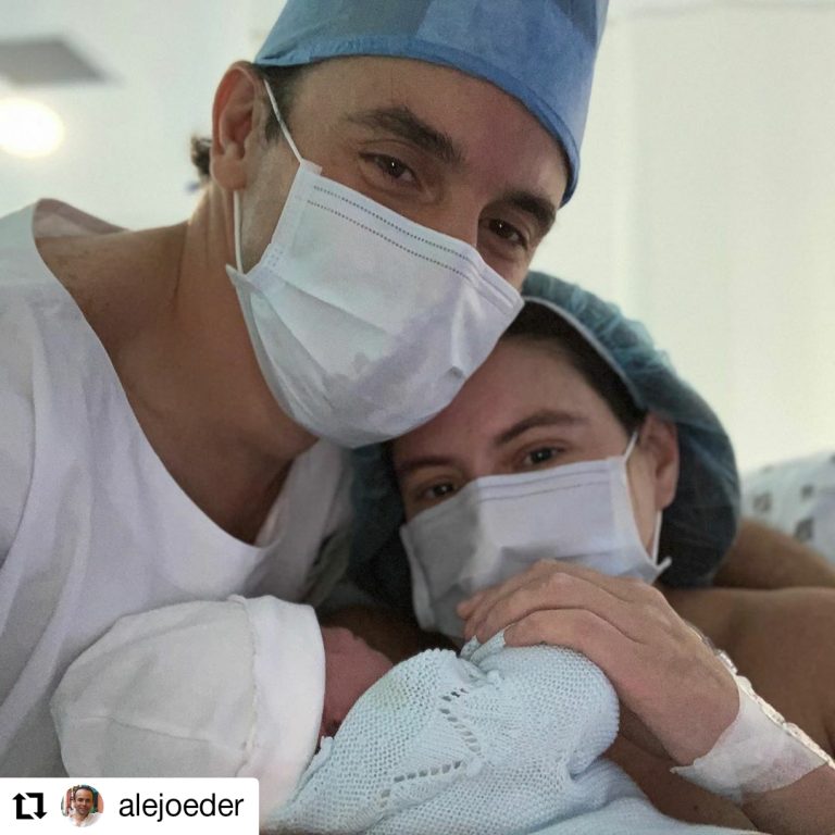 Esposo de Taliana Vargas enseña primera foto de su bebé Candela