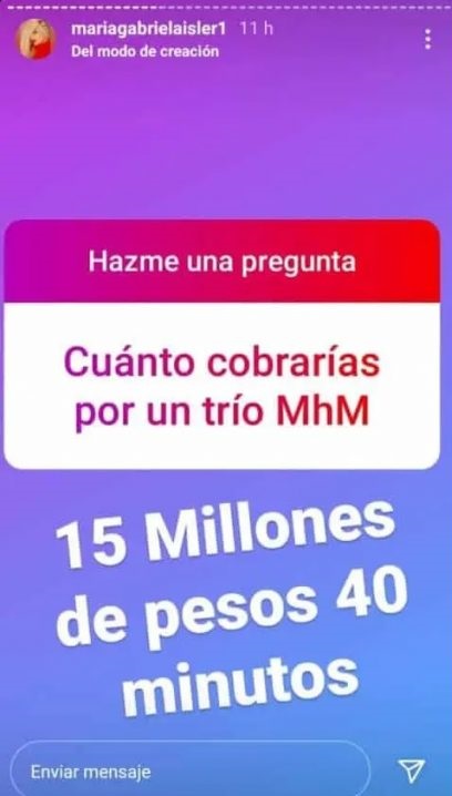 pantallazo de instagram