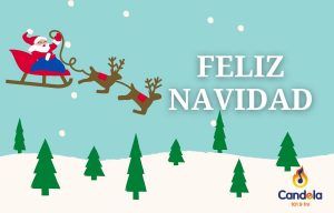 Feliz Navidad te desea Candela Estéreo