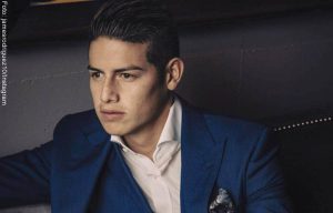 James Rodríguez sin camiseta puso a volar a más de una