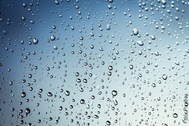 foto de gotas de lluvia