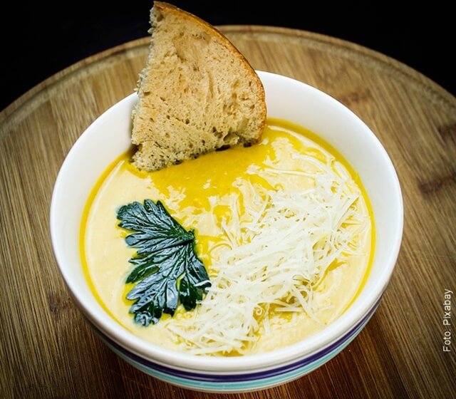 foto de crema de auyama