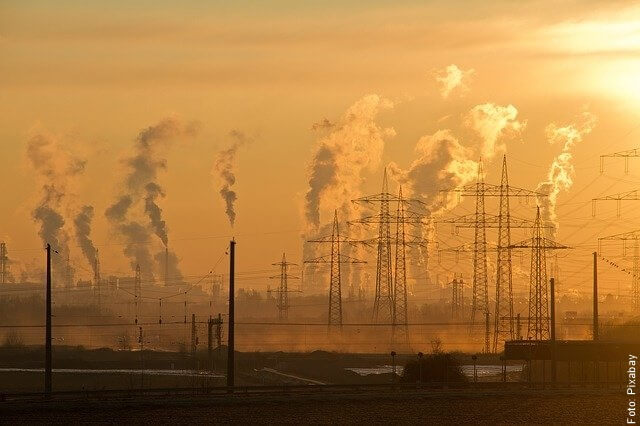 foto de contaminación