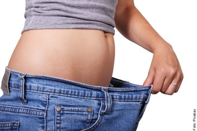 foto de mujer bajando de peso