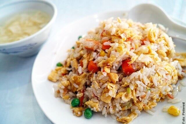 foto de arroz chino