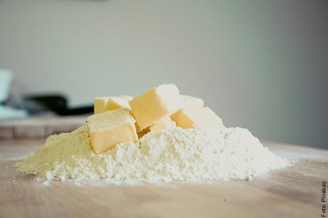 foto de harina con mantequilla