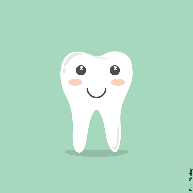 ilustración de un diente
