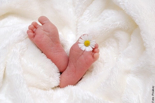 foto de píes de bebé