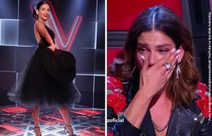La Voz Kids: Entre lágrimas, Natalia Jiménez tuvo que asumir primera eliminación