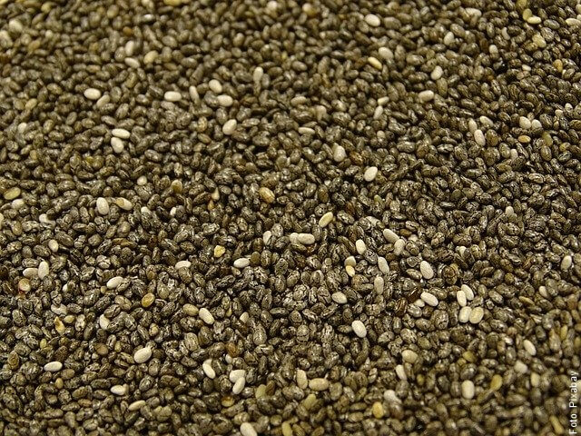 foto de semillas de chía