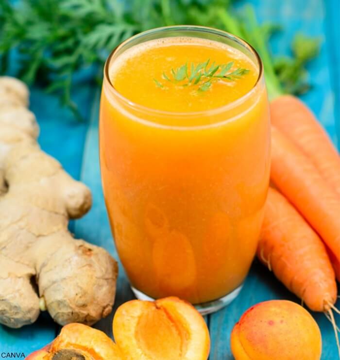 Foto jugo de zanahoria para ilustrar Para qué sirve el jugo de zanahoria, beneficios y usos en tu vida