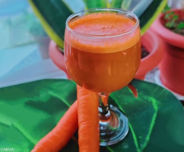 Foto zumo de zanahoria