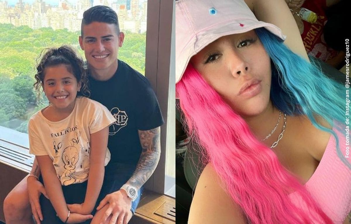 Comparan a hija de James Rodríguez con Yina Calderón