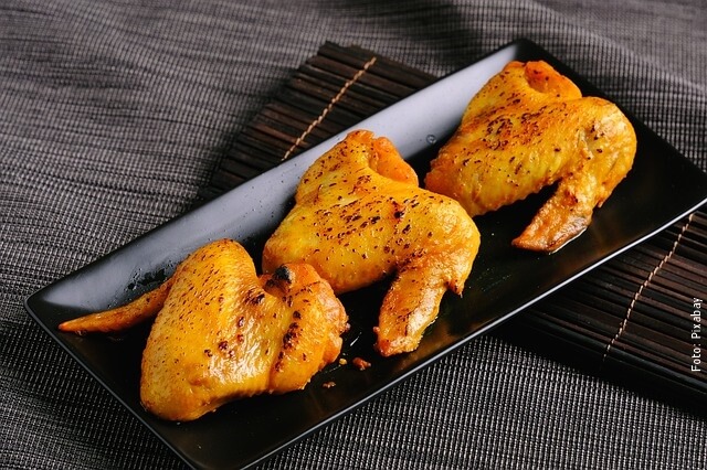 foto de alas de pollo