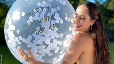 Ana Lucía Domínguez en bikini y en un yate celebró su cumpleaños 38