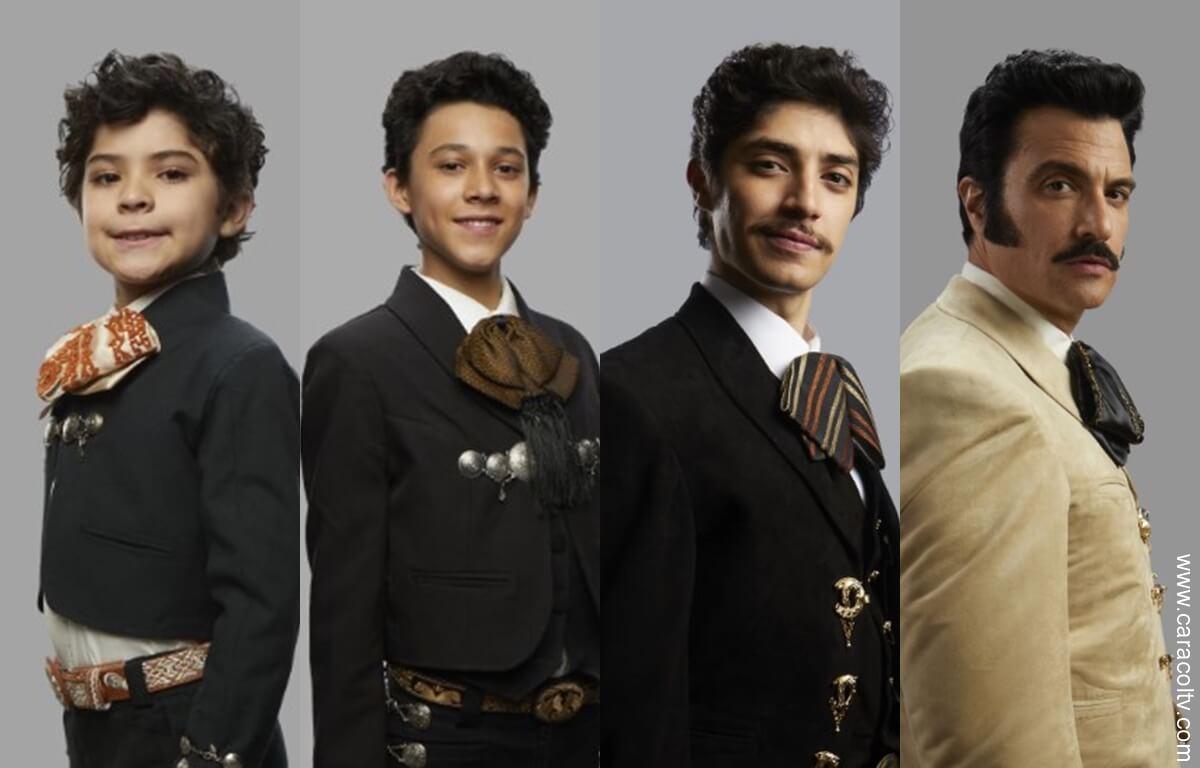 Estos son los 4 actores que hacen de Vicente Fernández