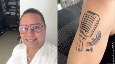 Giovanny Ayala se "tatuó" por primera vez y sorprende a sus fans