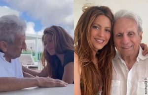 Shakira le cantó a su papá celebrándole los 91 años, ¡qué ternura!
