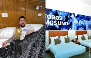Harán museo en habitación de Messi en Qatar