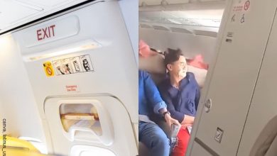 ¡Insólito! Hombre abrió la puerta de emergencia de un avión en pleno vuelo
