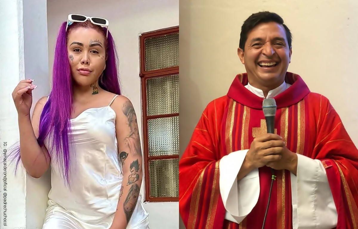 Yina Calderón buscó al Padre Chucho. ¿Necesitará un exorcismo?