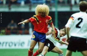 La FIFA rememoró a Valderrama antes del partido contra Alemania. ¡Orgullo patrio!