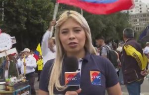 Periodista denunció agresión en la 'Marcha de la Mayoría'