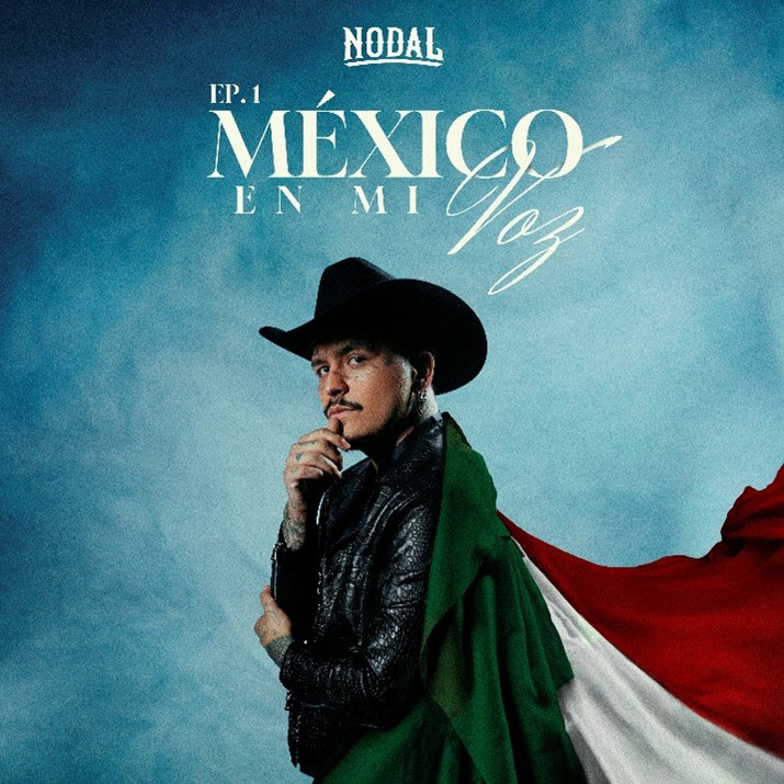 Portada del nuevo EP de Christian Nodal México en mi voz