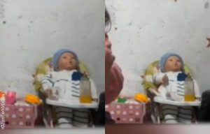 Video: muñeco de una niña se mueve solo, ¡sustos que no dan gusto!