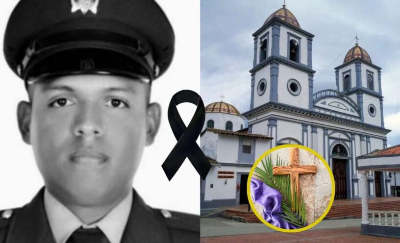 Patrullero fue asesinado en plena procesión de Semana Santa en Santander