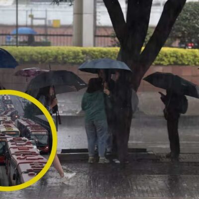 fuerte granizada hoy 23 de octubre en Bogotá