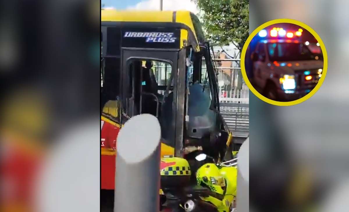 accidente Transmilenio Calle 80