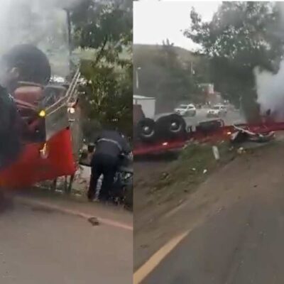 accidente de tránsito se registró en la vía Bogotá - Melgar
