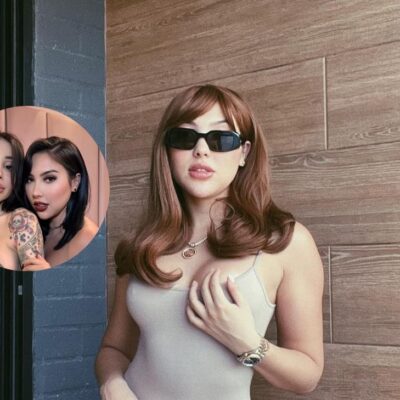 Aida Victoria Merlano en la cama con otra mujer