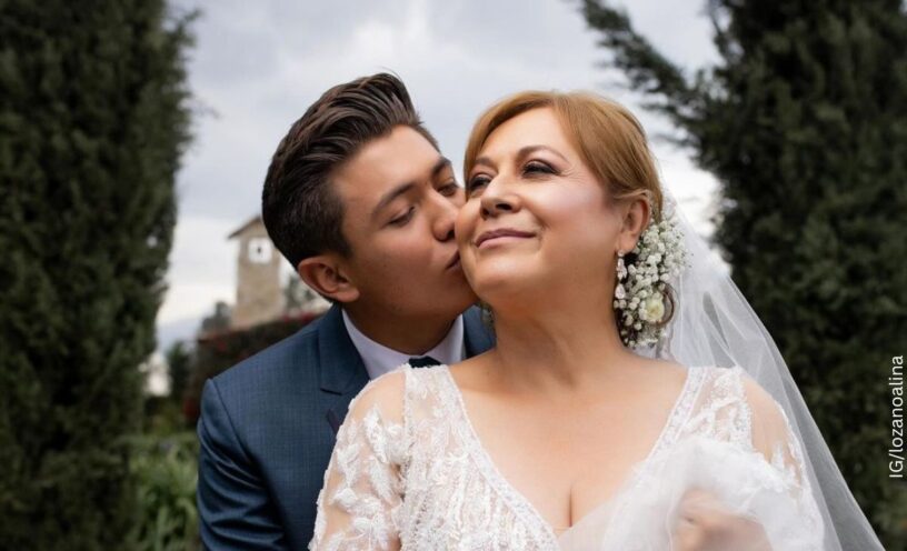 Alina Lozano y Jim celebraron 2 meses de casados