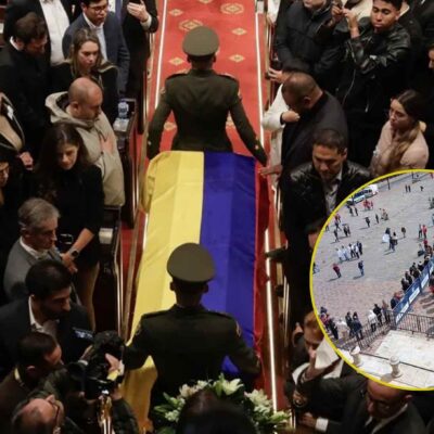 así despiden los ciudadanos a Miguel Uribe en el Congreso
