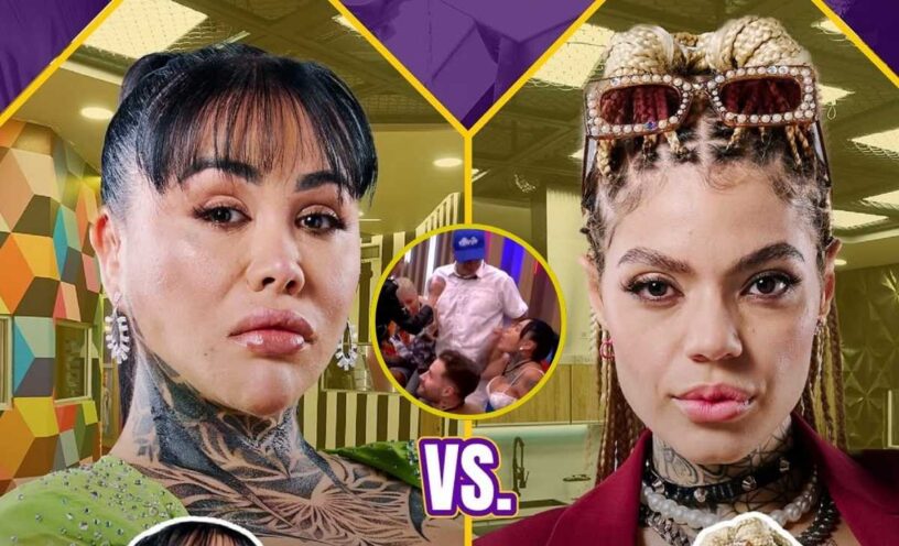 eacción de Yina Calderón y Melissa Gate cuando se encontraron en 'La casa de los famosos 2'