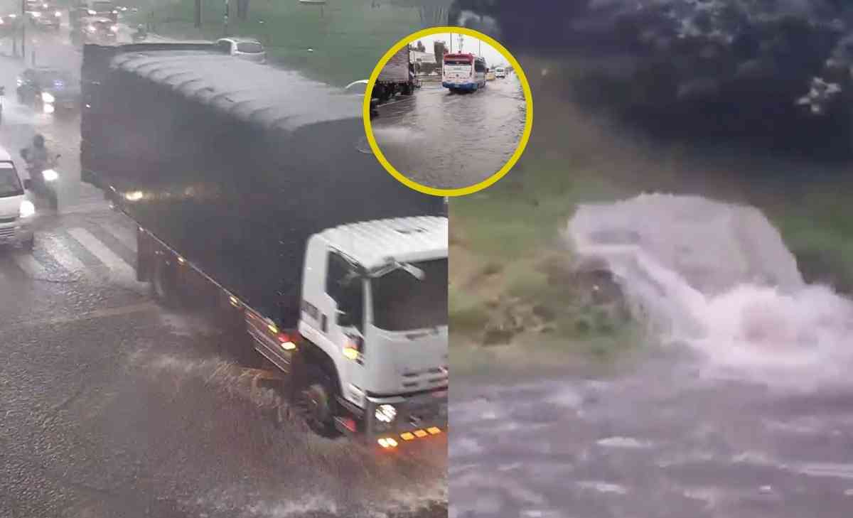 vías Bogotá tras las lluvias