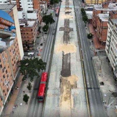 cierre de la Avenida Caracas
