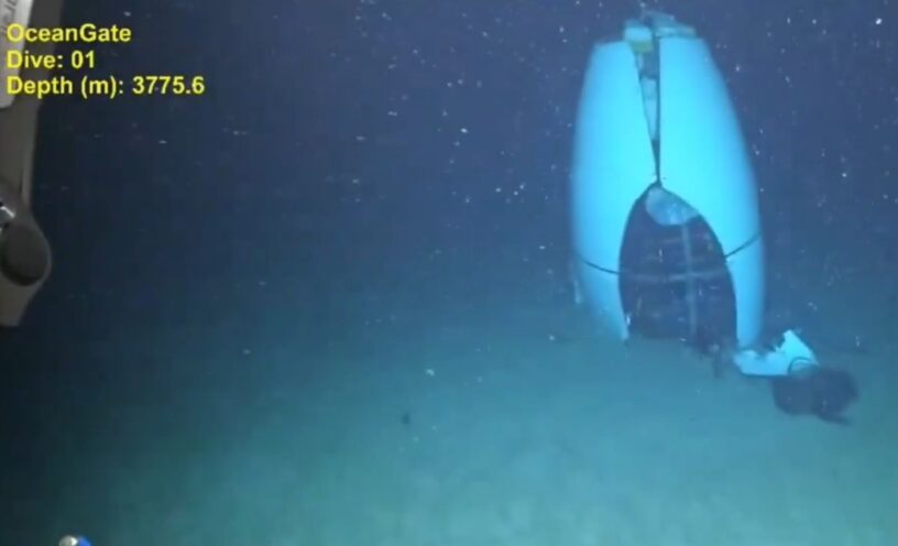 audio del momento de la tragedia del sumergible Titán