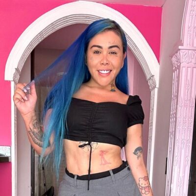 Baile navideño de Yina Calderón en redes