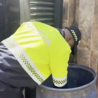 bebé fue encontrado en un bote de basura en Kennedy
