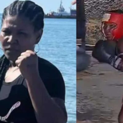 boxeadora colombiana que perdió una pierna tras un accidente de tránsito